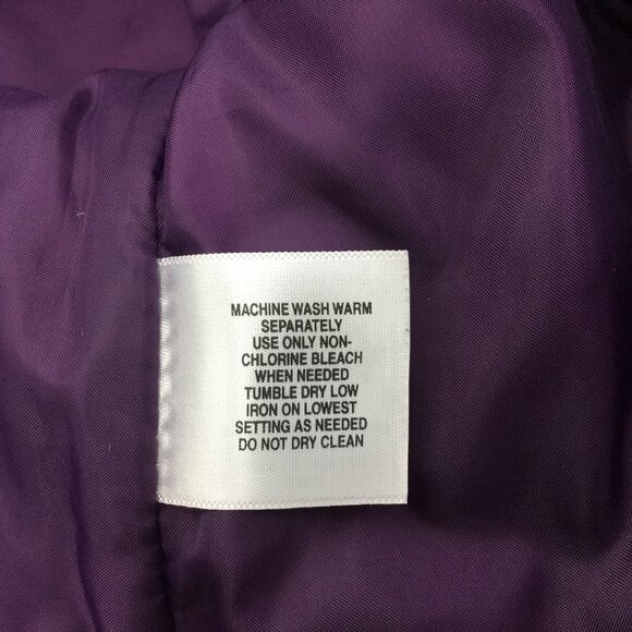 Made for Life Vest Womens M Pockets Zip Front Purple/Blue CA-736918 100% Polyest - Picture 4 of 7